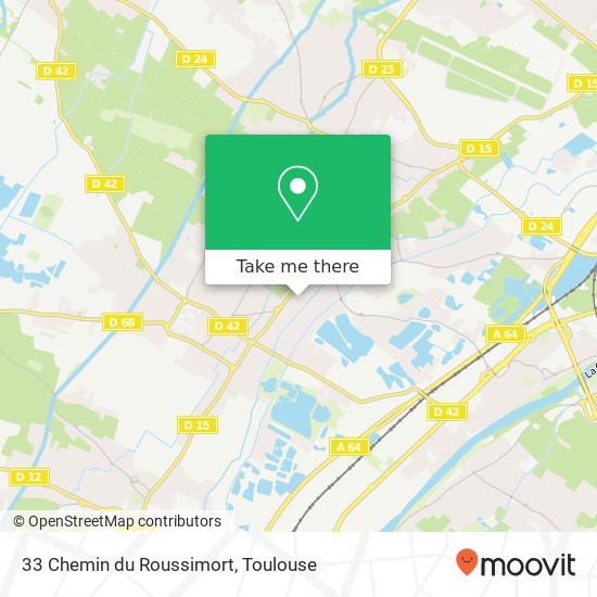 Mapa 33 Chemin du Roussimort
