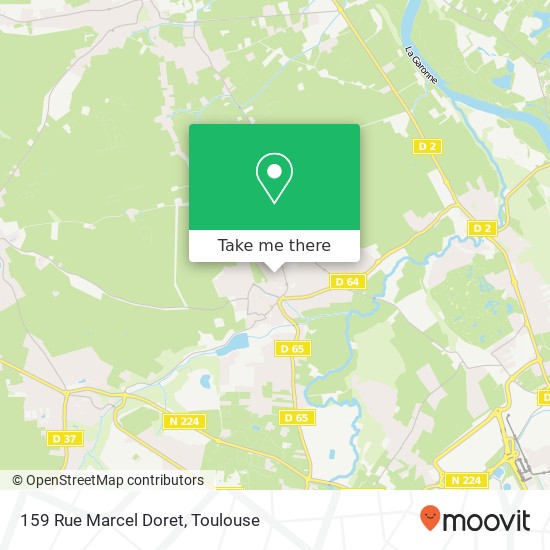 Mapa 159 Rue Marcel Doret