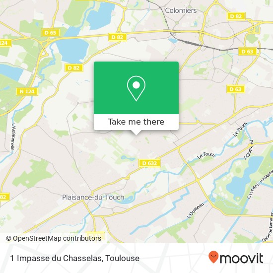 1 Impasse du Chasselas map