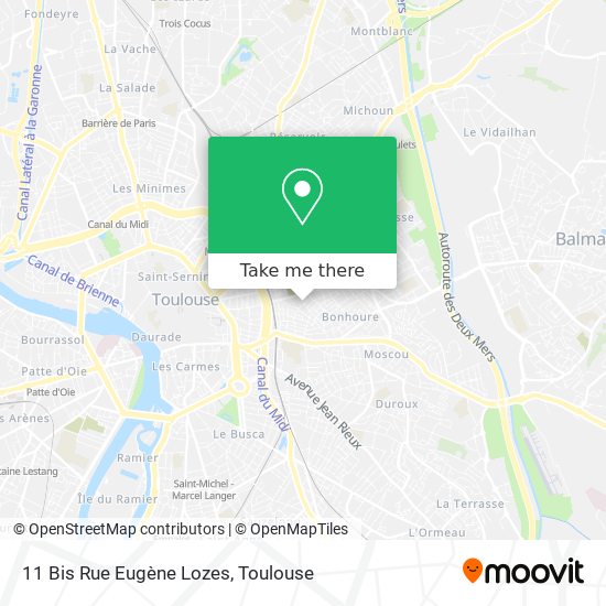 11 Bis Rue Eugène Lozes map