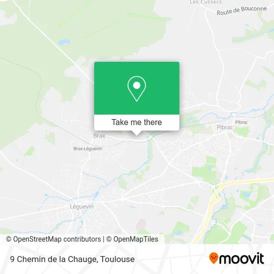 9 Chemin de la Chauge map