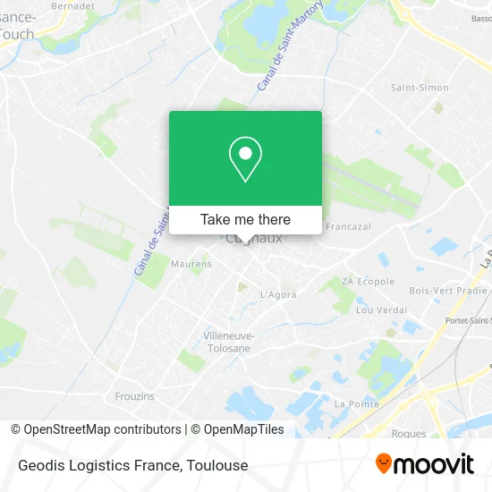 Geodis Logistics France map