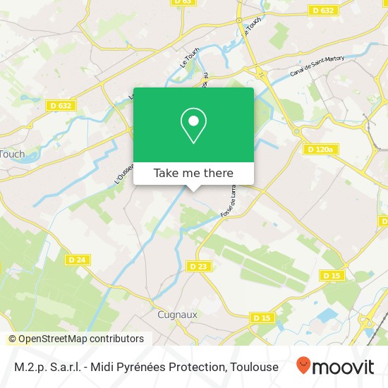 M.2.p. S.a.r.l. - Midi Pyrénées Protection map