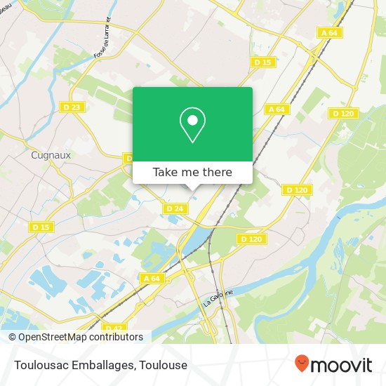 Toulousac Emballages map