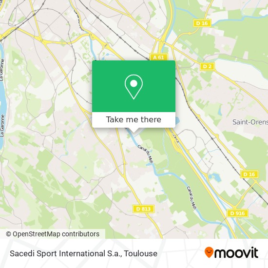 Mapa Sacedi Sport International S.a.
