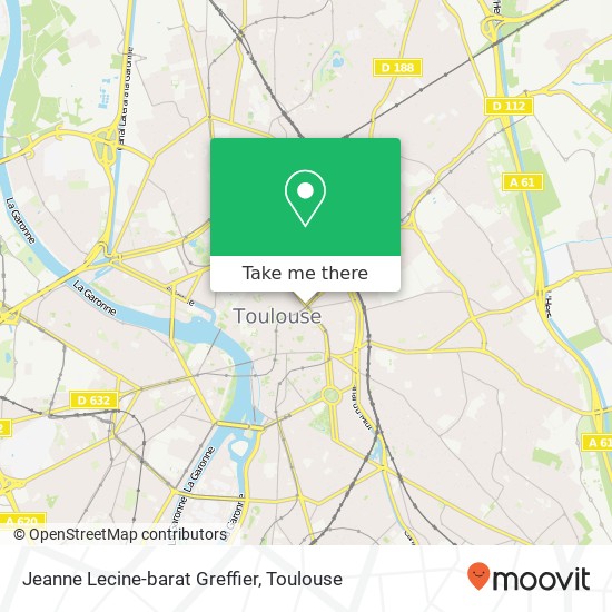 Mapa Jeanne Lecine-barat Greffier