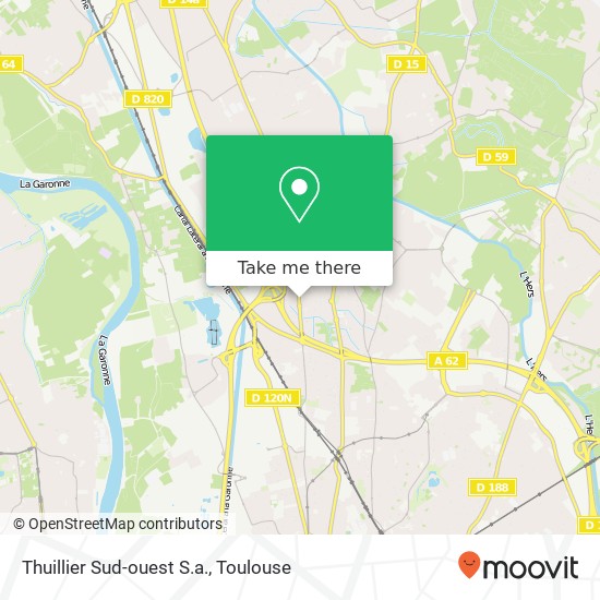 Mapa Thuillier Sud-ouest S.a.