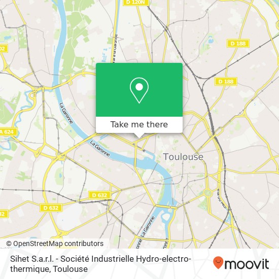 Sihet S.a.r.l. - Société Industrielle Hydro-electro-thermique map