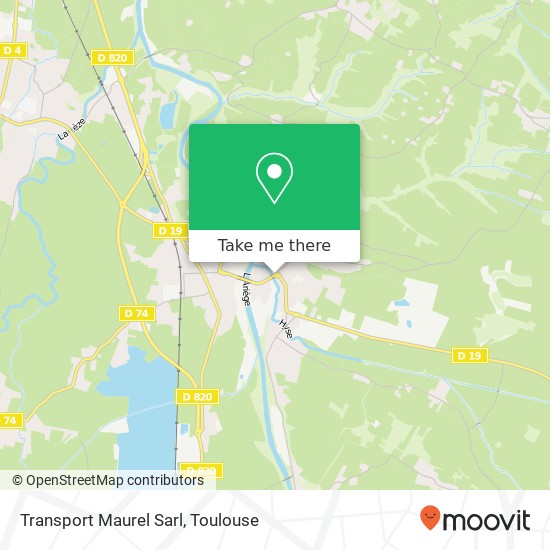 Mapa Transport Maurel Sarl