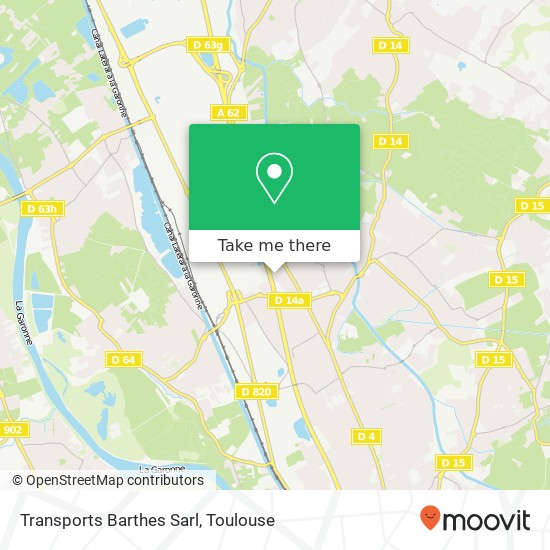 Transports Barthes Sarl map