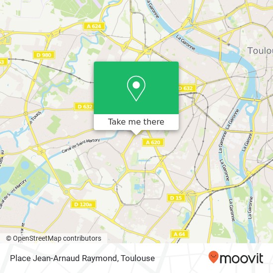 Mapa Place Jean-Arnaud Raymond