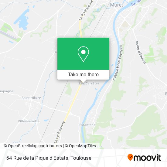 54 Rue de la Pique d'Estats map