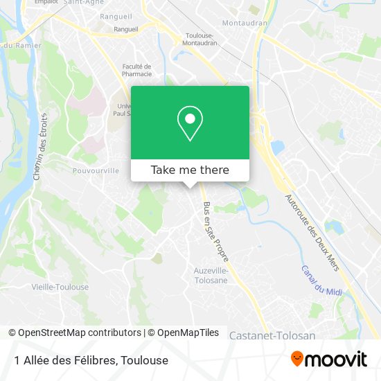 1 Allée des Félibres map