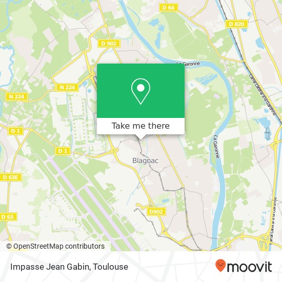 Impasse Jean Gabin map