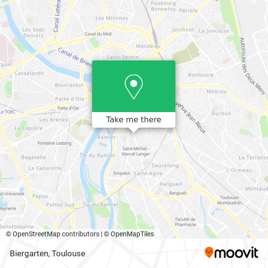 Mapa Biergarten