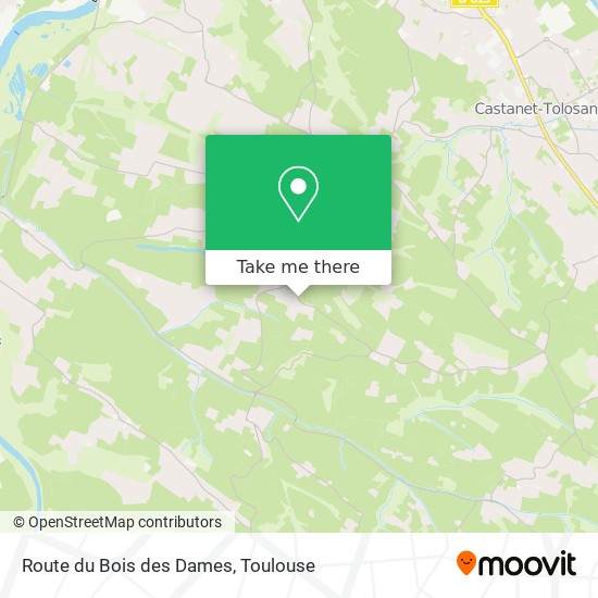 Mapa Route du Bois des Dames