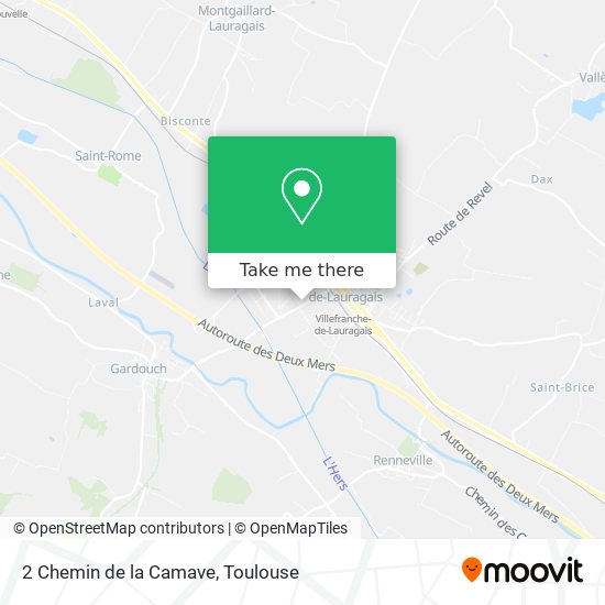 2 Chemin de la Camave map