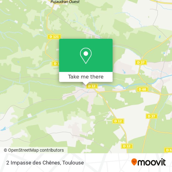 Mapa 2 Impasse des Chênes