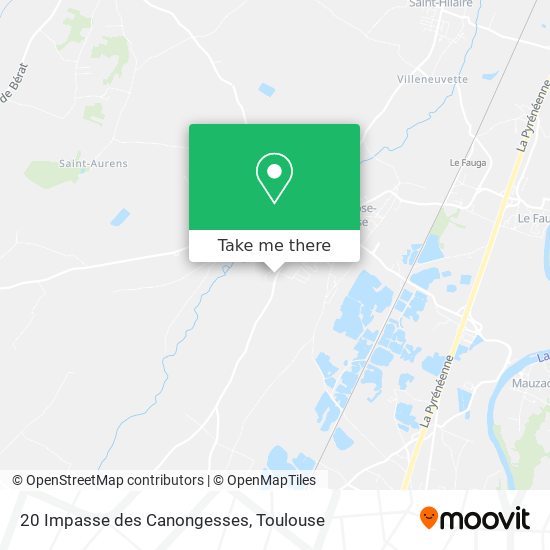 20 Impasse des Canongesses map
