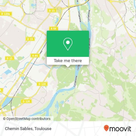 Chemin Sables map