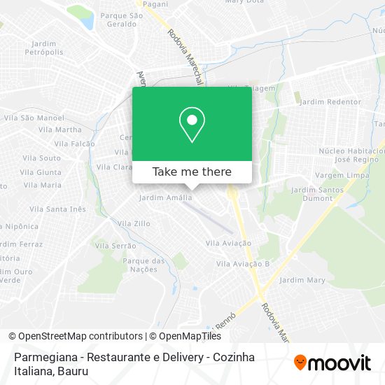 Parmegiana - Restaurante e Delivery - Cozinha Italiana map