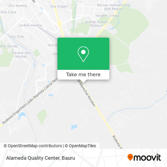 Alameda Quality Center map