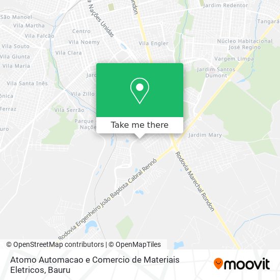 Atomo Automacao e Comercio de Materiais Eletricos map