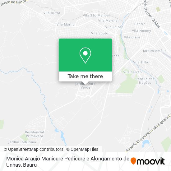 Mônica Araújo Manicure Pedicure e Alongamento de Unhas map