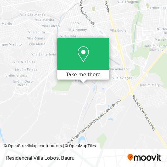Mapa Residencial Villa Lobos