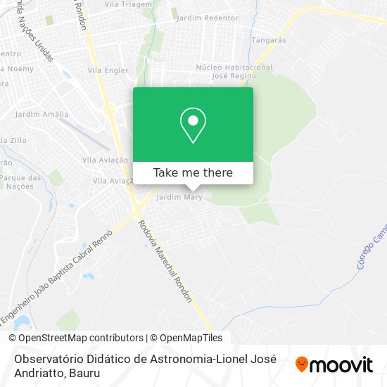 Observatório Didático de Astronomia-Lionel José Andriatto map