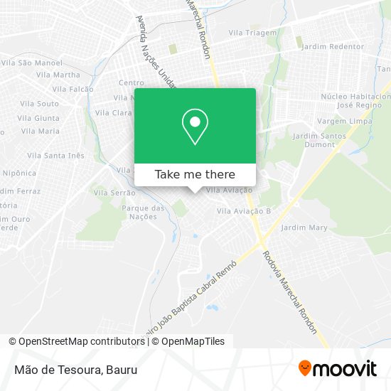 Mão de Tesoura map