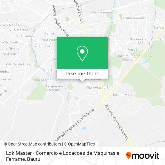 Mapa Lok Master - Comercio e Locacoes de Maquinas e Ferrame