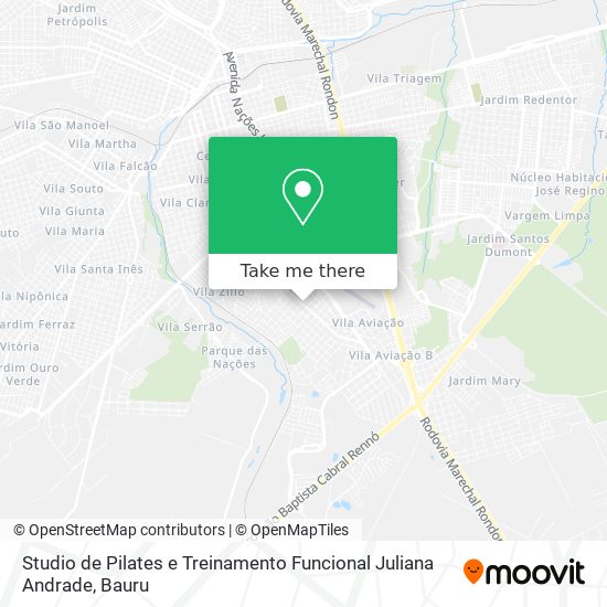 Studio de Pilates e Treinamento Funcional Juliana Andrade map