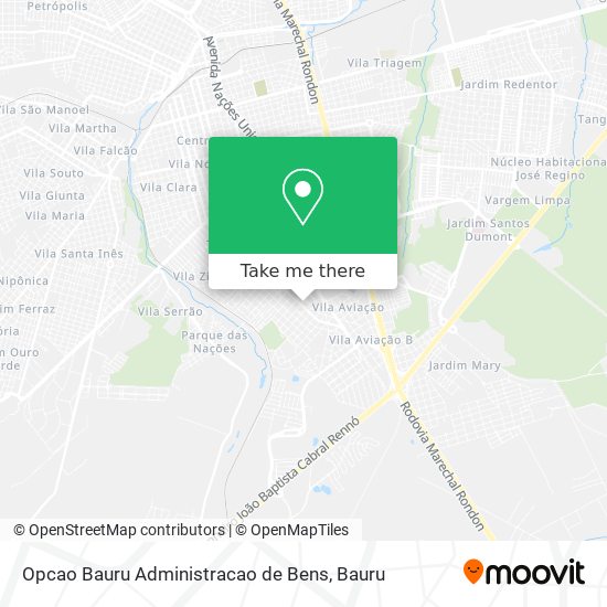 Opcao Bauru Administracao de Bens map