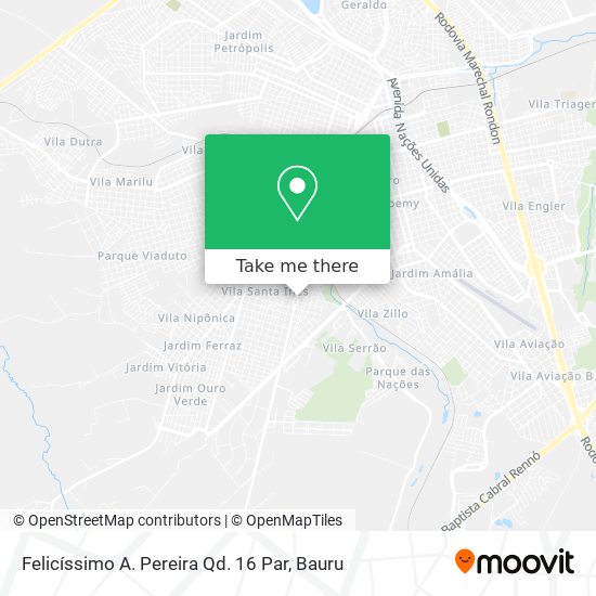 Felicíssimo A. Pereira Qd. 16 Par map