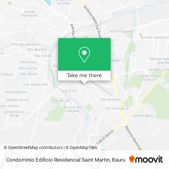 Condominio Edificio Residencial Saint Martin map