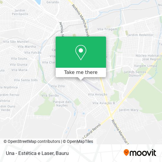 Una - Estética e Laser map