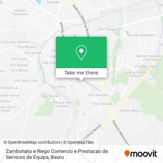 Zambonato e Riego Comercio e Prestacao de Servicos de Equipa map