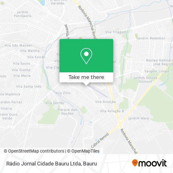 Rádio Jornal Cidade Bauru Ltda map