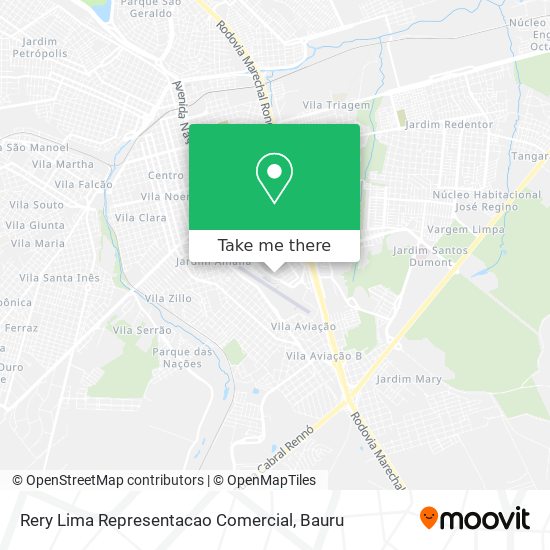 Rery Lima Representacao Comercial map