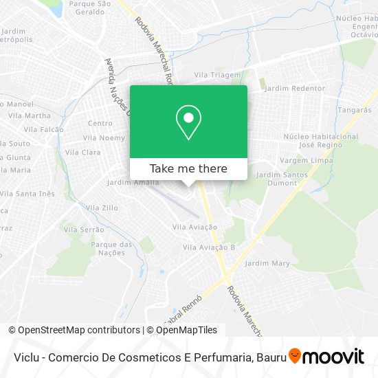 Viclu - Comercio De Cosmeticos E Perfumaria map