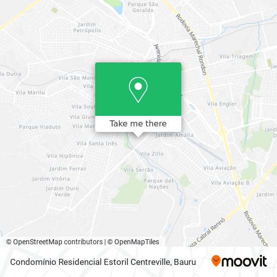 Condomínio Residencial Estoril Centreville map