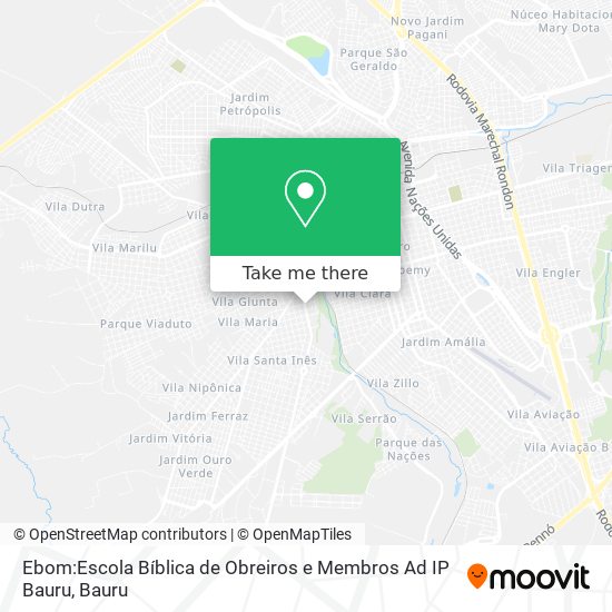 Ebom:Escola Bíblica de Obreiros e Membros Ad IP Bauru map