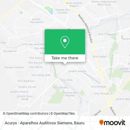 Acurys - Aparelhos Auditivos Siemens map
