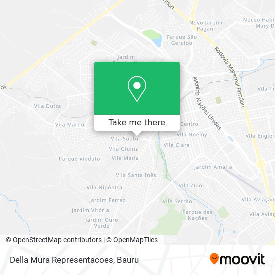 Della Mura Representacoes map