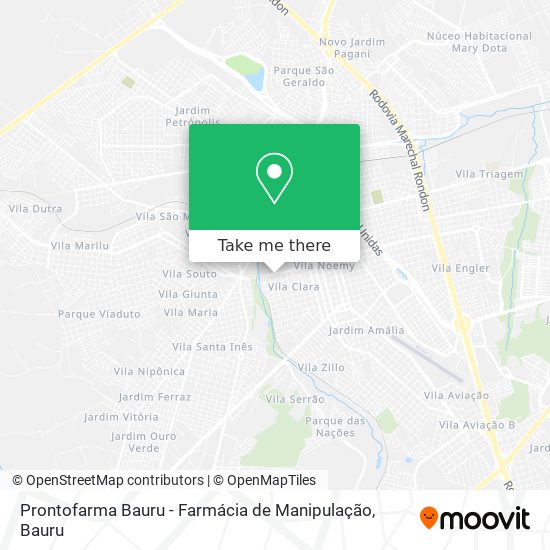 Prontofarma Bauru - Farmácia de Manipulação map