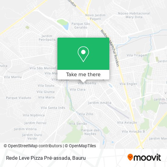 Mapa Rede Leve Pizza Pré-assada