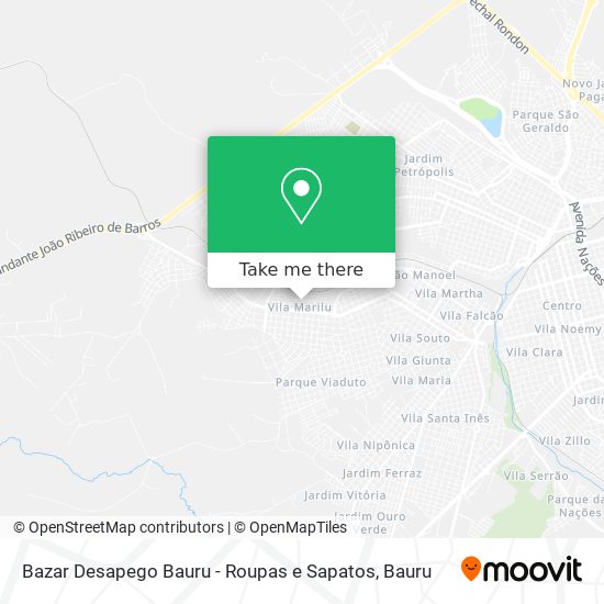 Mapa Bazar Desapego Bauru - Roupas e Sapatos
