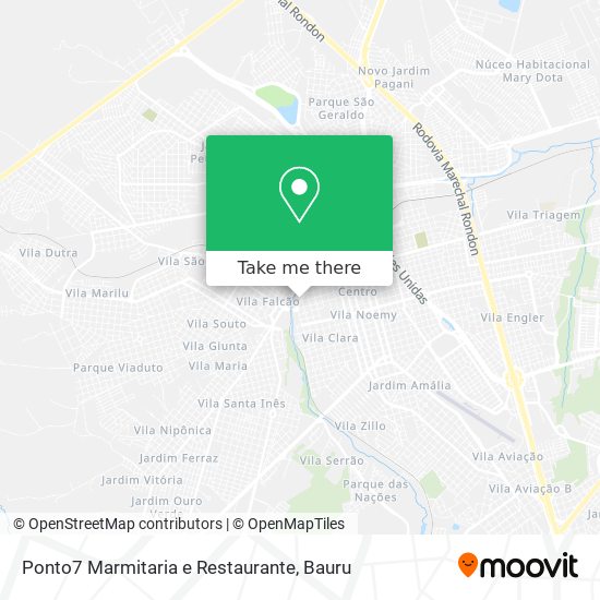 Ponto7 Marmitaria e Restaurante map
