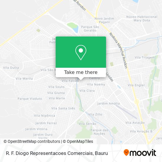 R. F. Diogo Representacoes Comerciais map